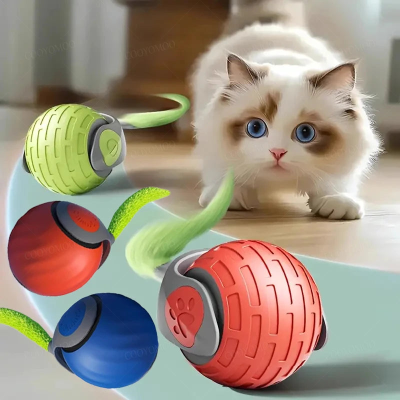Automatic Interactive Cat Ball