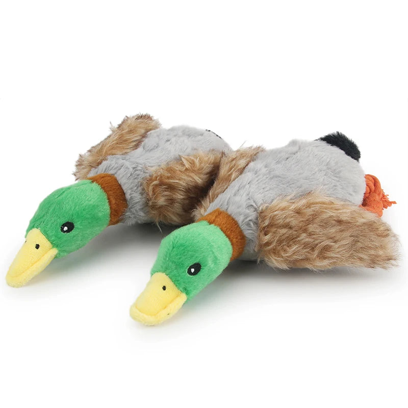 Plush Duck Dog Toy