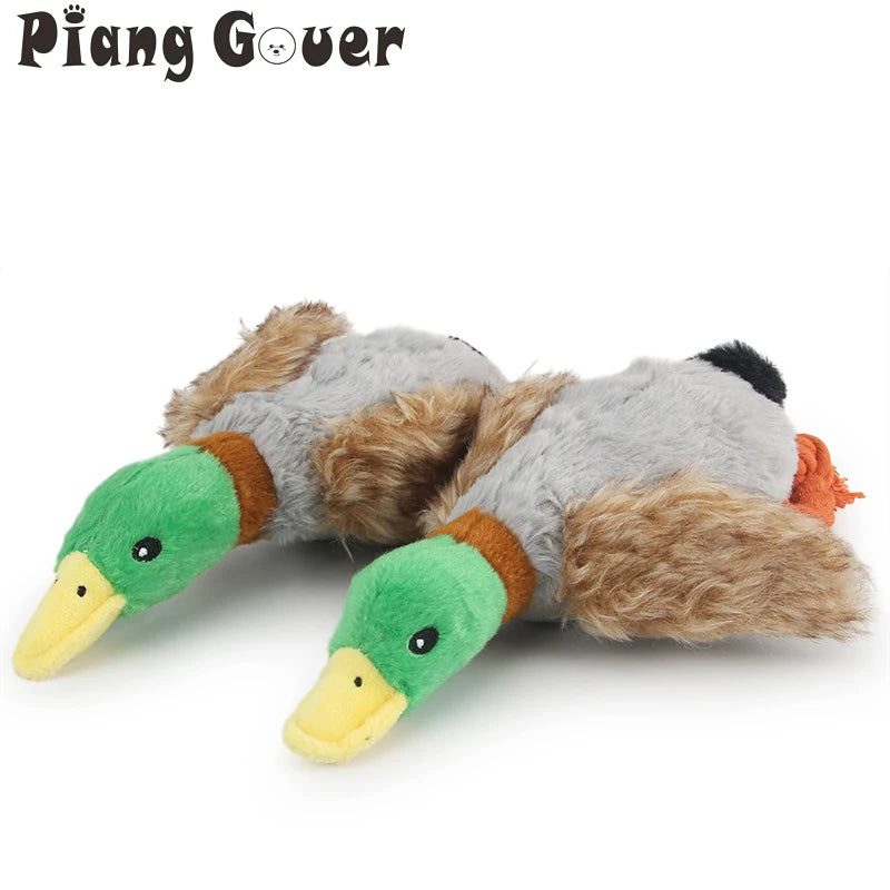 Plush Duck Dog Toy