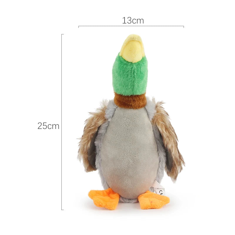 Plush Duck Dog Toy