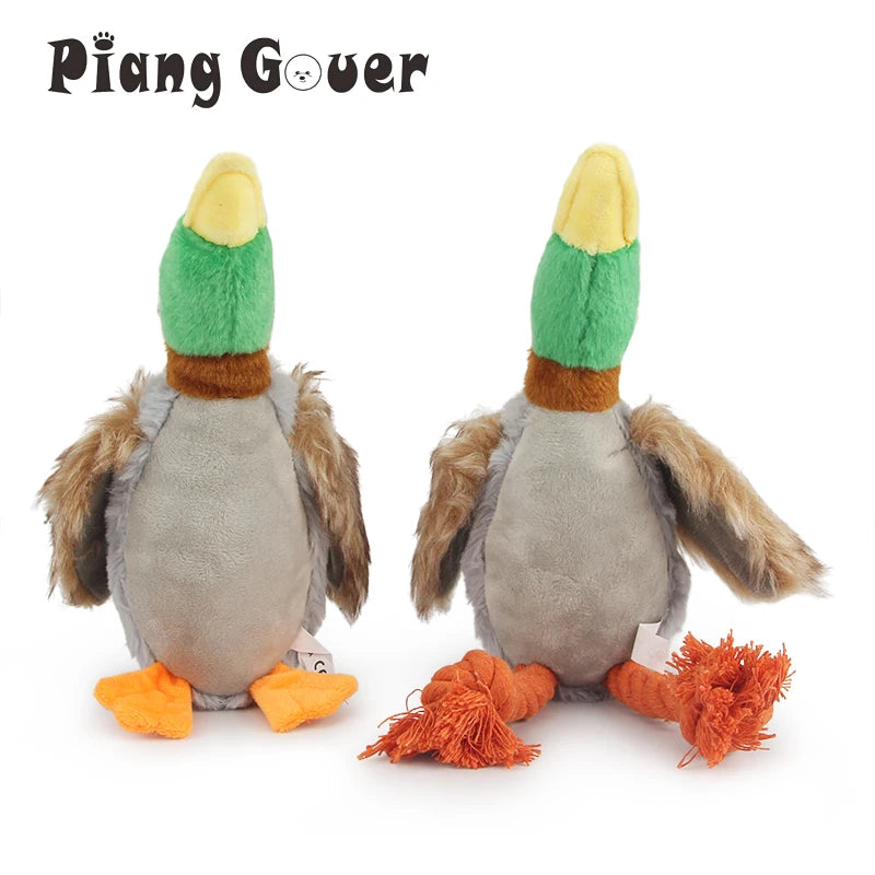 Plush Duck Dog Toy