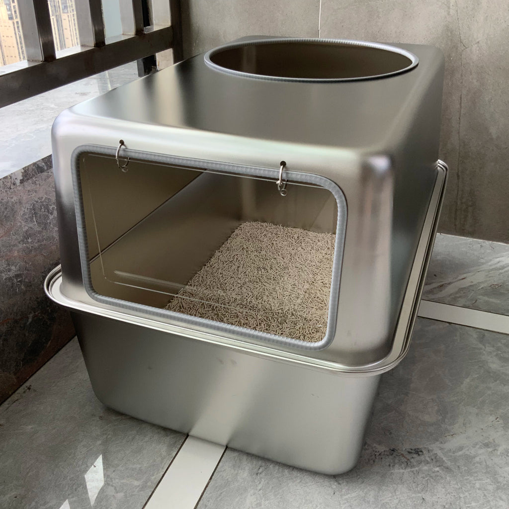 Stainless Steel Top Entry Litter Box