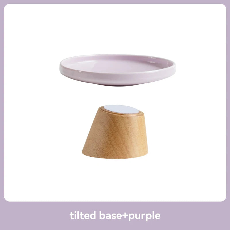 Elegant Glass Pet Bowl for Dogs & Cats