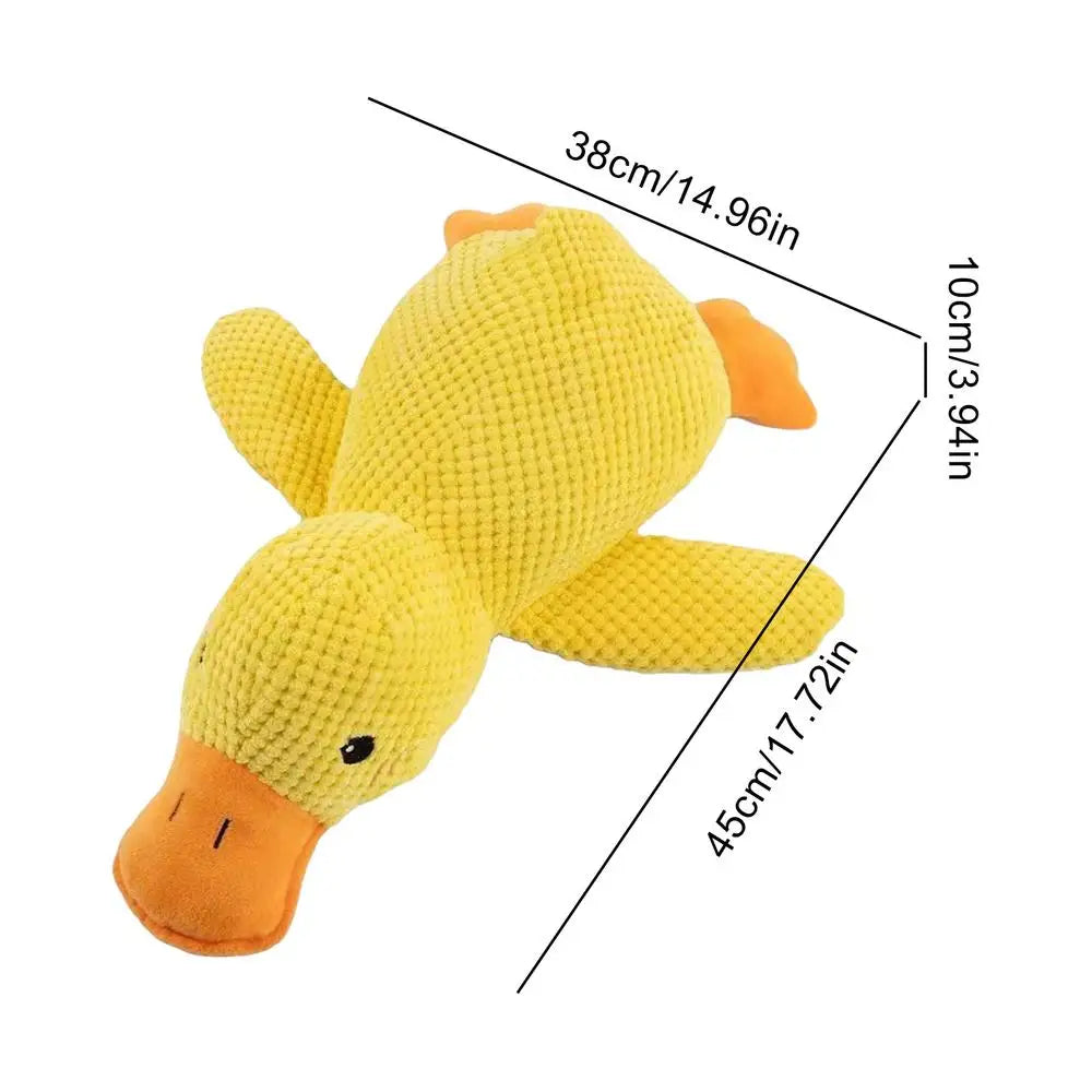 Yellow Duck Dog Toy