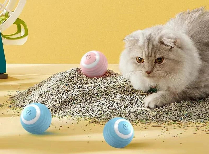 Automatic Interactive Cat Ball