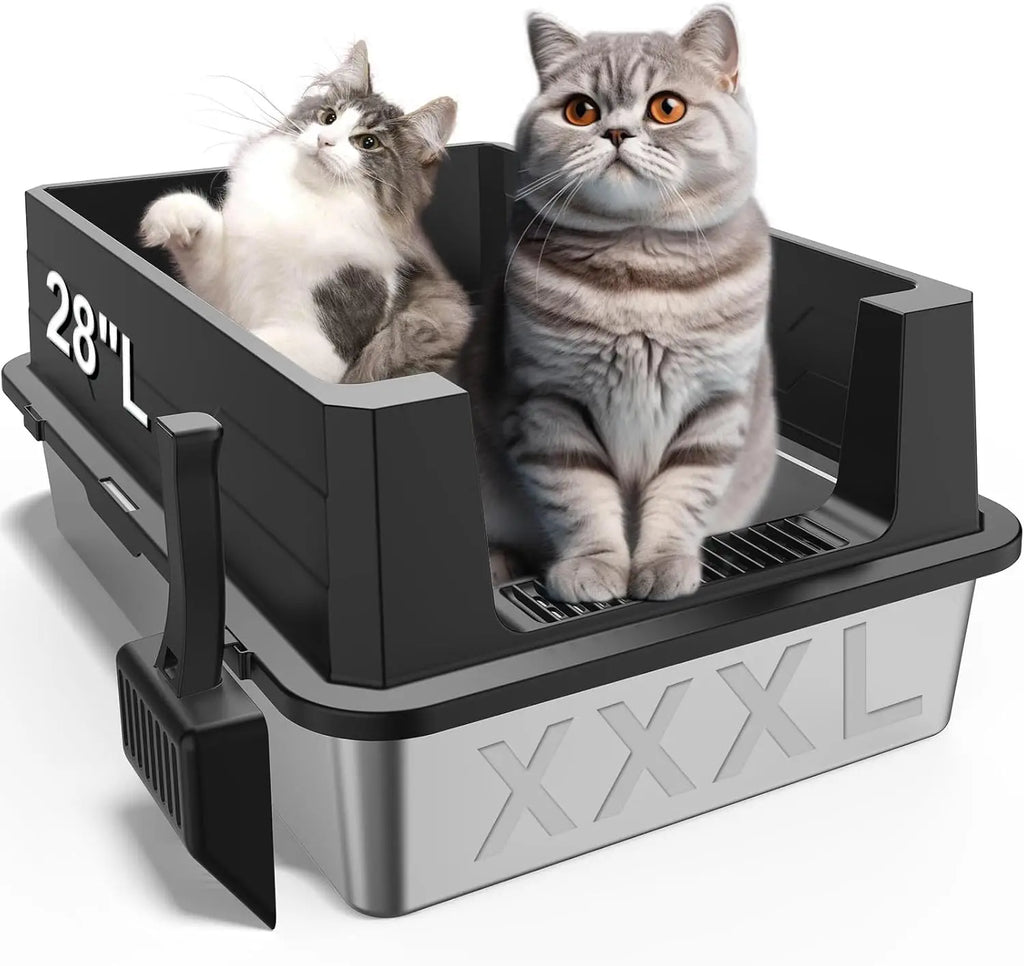 XXXL Stainless Steel Litter Box