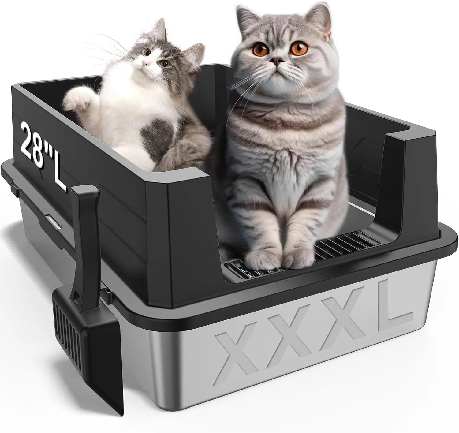 XXXL Stainless Steel Litter Box