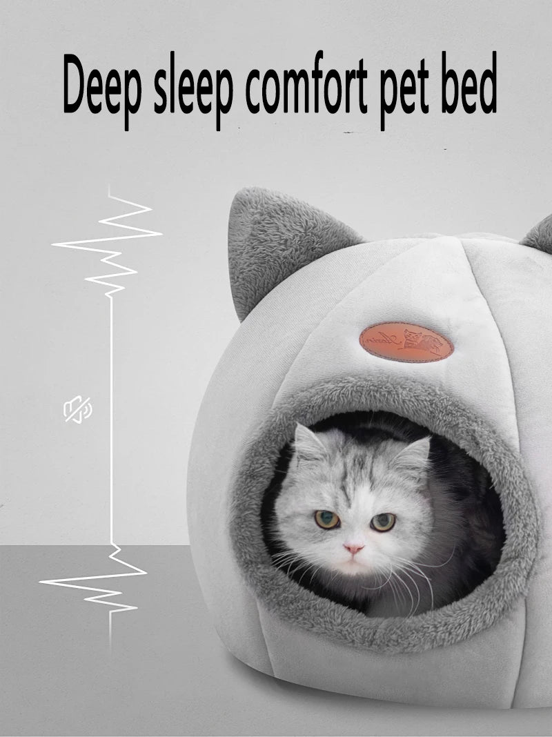 Cat Head Cozy Cat House