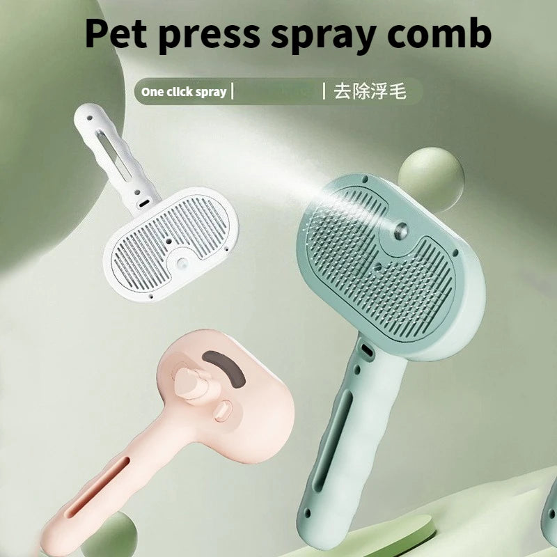 Steam Pet Grooming Brush