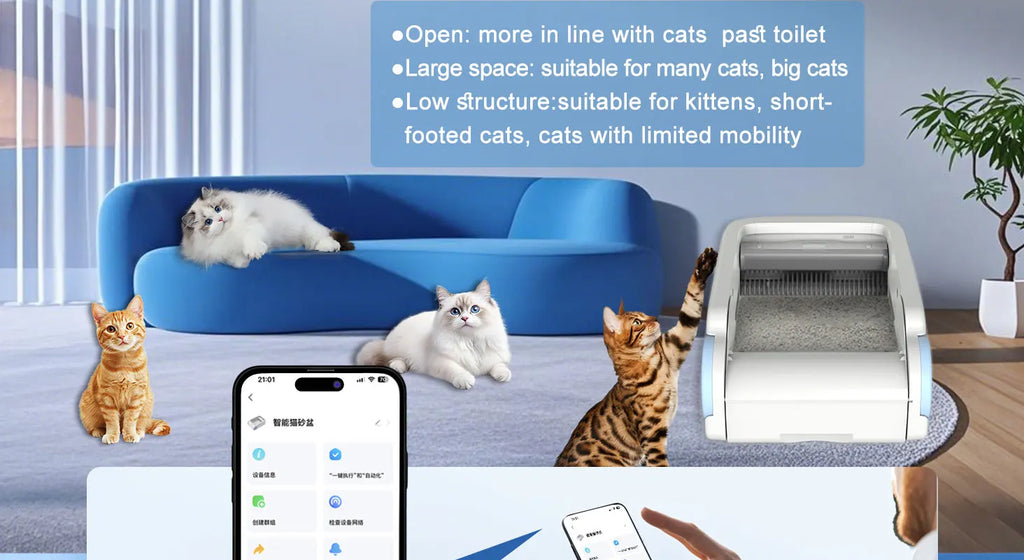 Smart Automatic Cat Litter Box