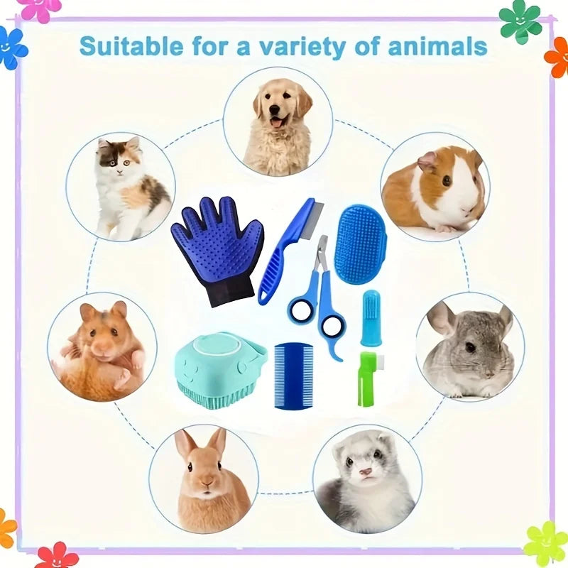 8-Piece Pet Grooming Kit
