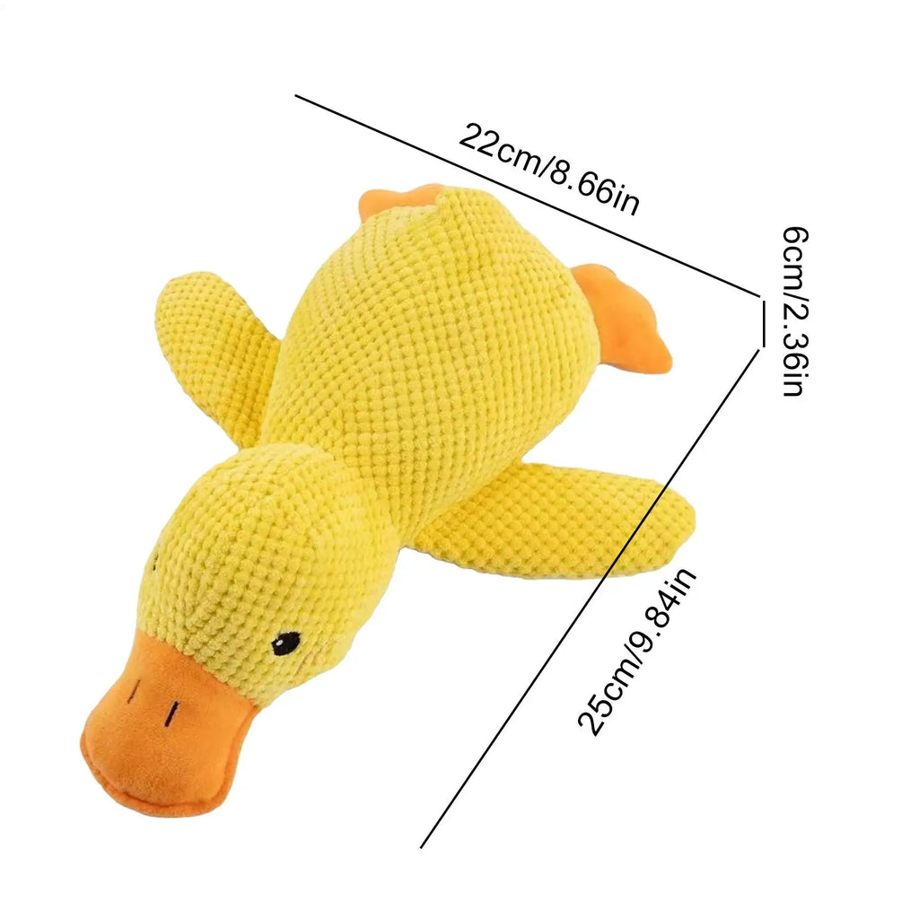 Yellow Duck Dog Toy