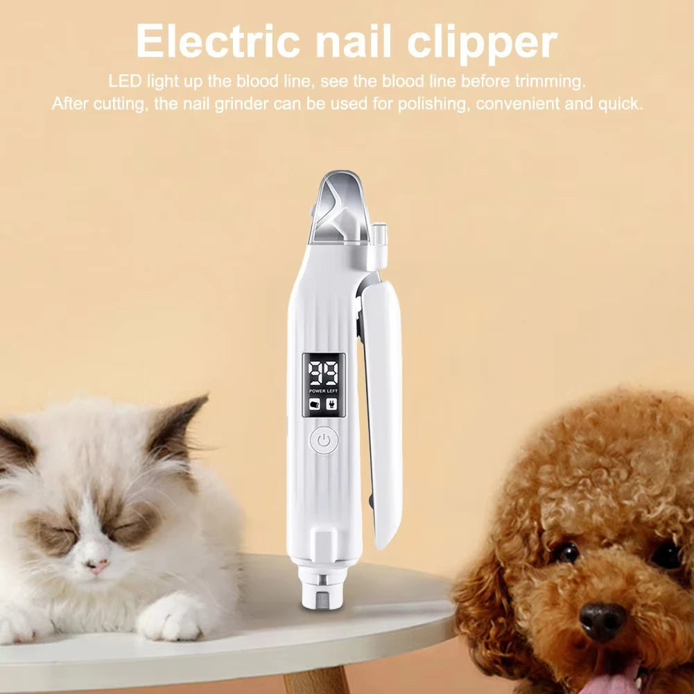 2-in-1 LED Pet Nail Trimmer