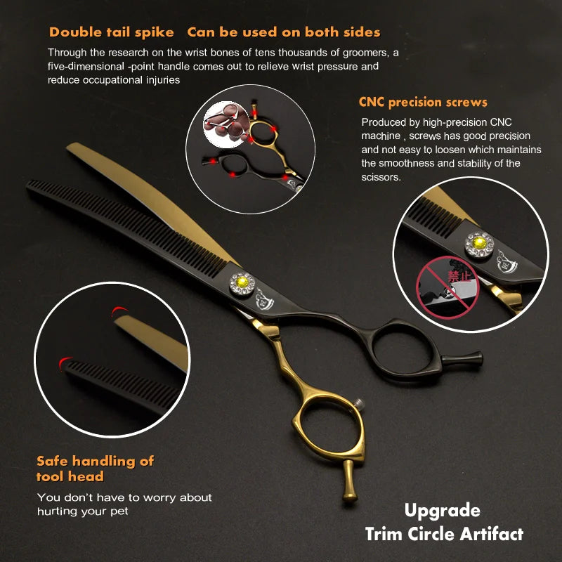 Professional Curved Thinning Shears