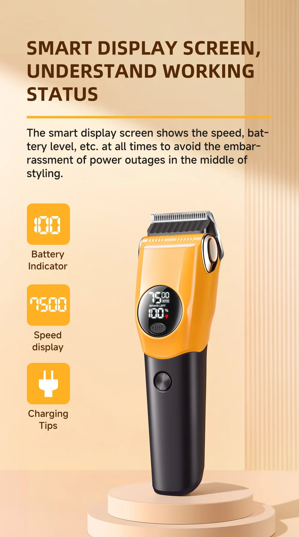 LED Pet Hair Clipper