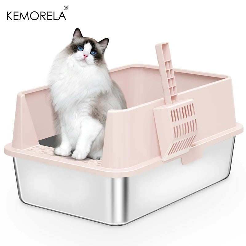 XL Stainless Steel Litter Box