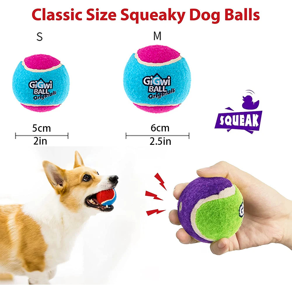 Squeaky Dog Tennis Ball