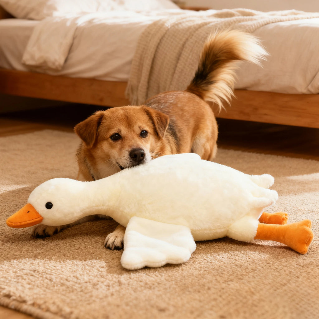 Plush Goose Pet Toy
