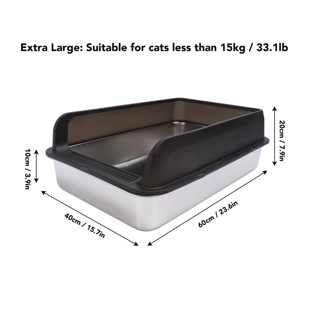 Stainless Steel Cat Litter Box