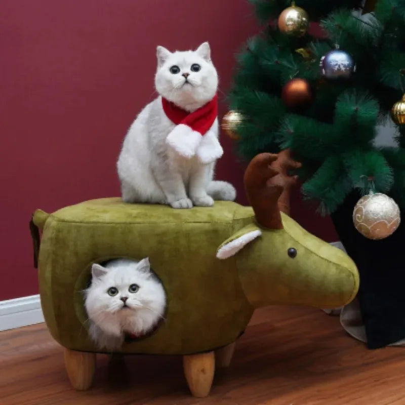 Cat House Pouf