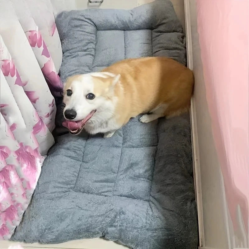 Large Plush Dog Bed