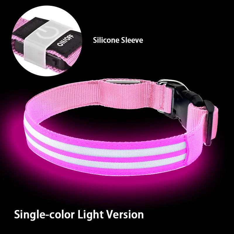 Rechargeable LED Dog Collar