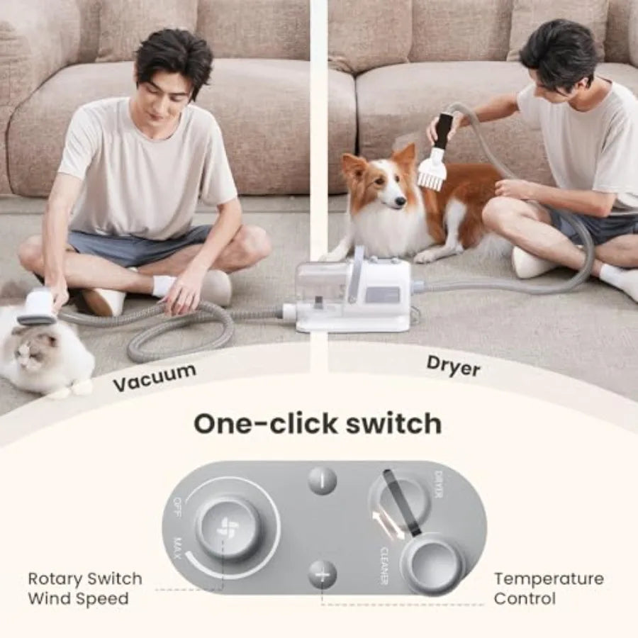 7-in-1 Pet Grooming Vacuum