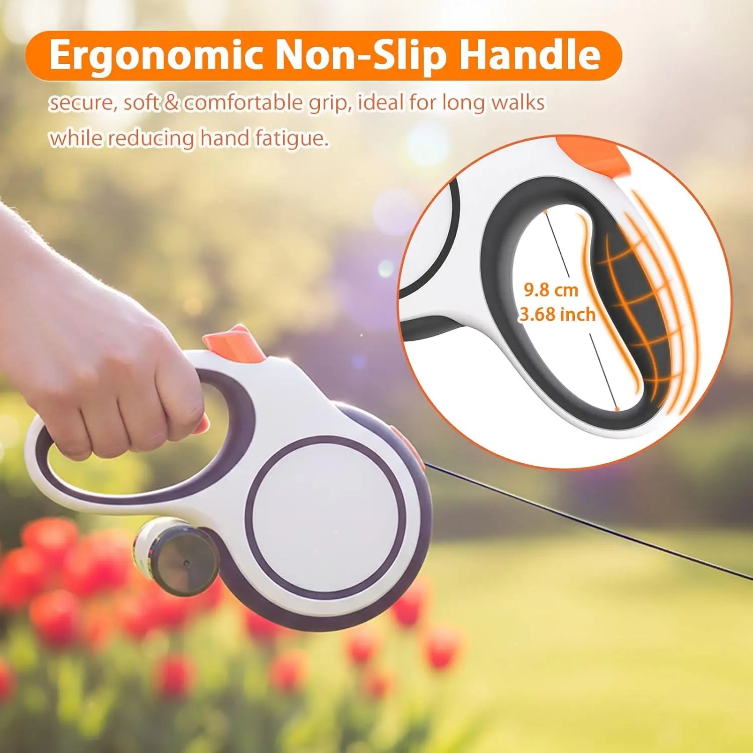 Heavy-Duty Retractable Dog Leash