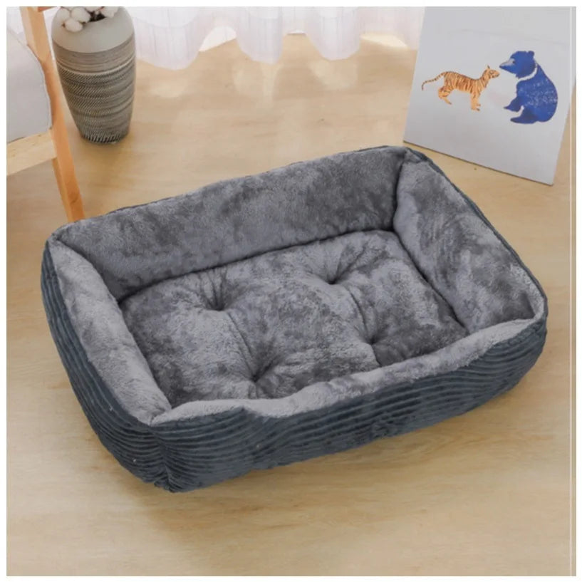 Plush Calming Pet Bed