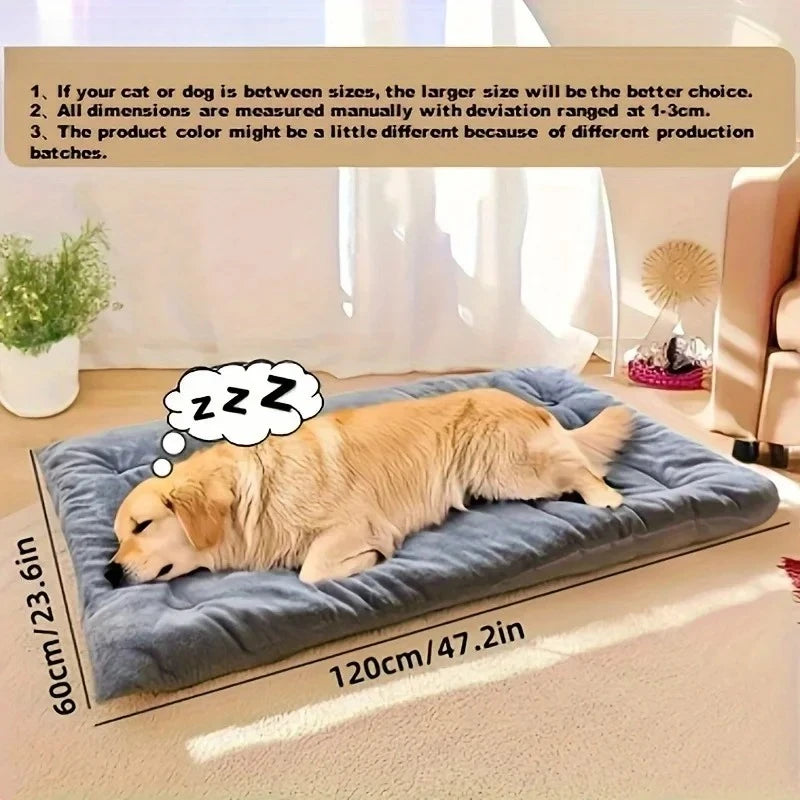Large Plush Dog Bed