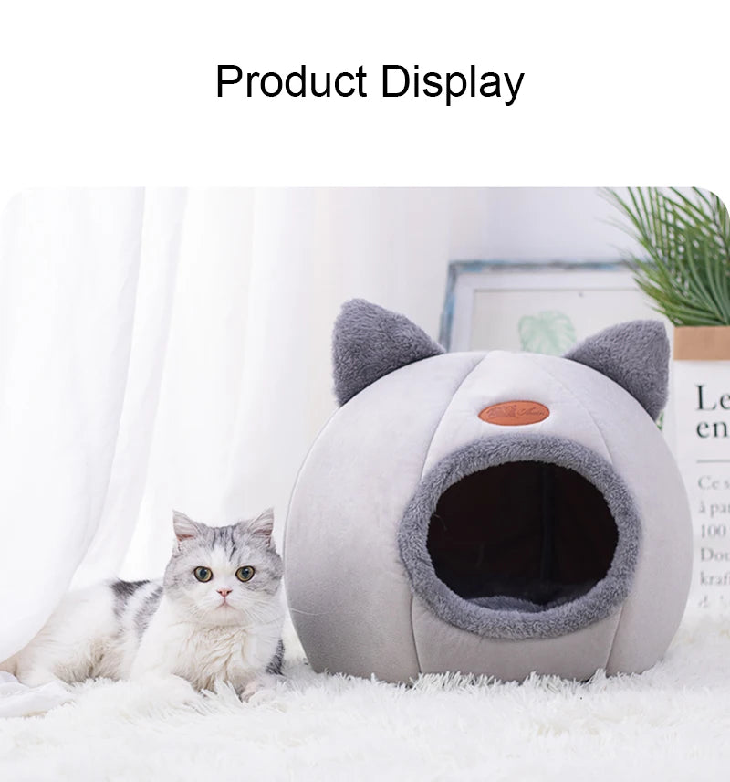 Cat Head Cozy Cat House