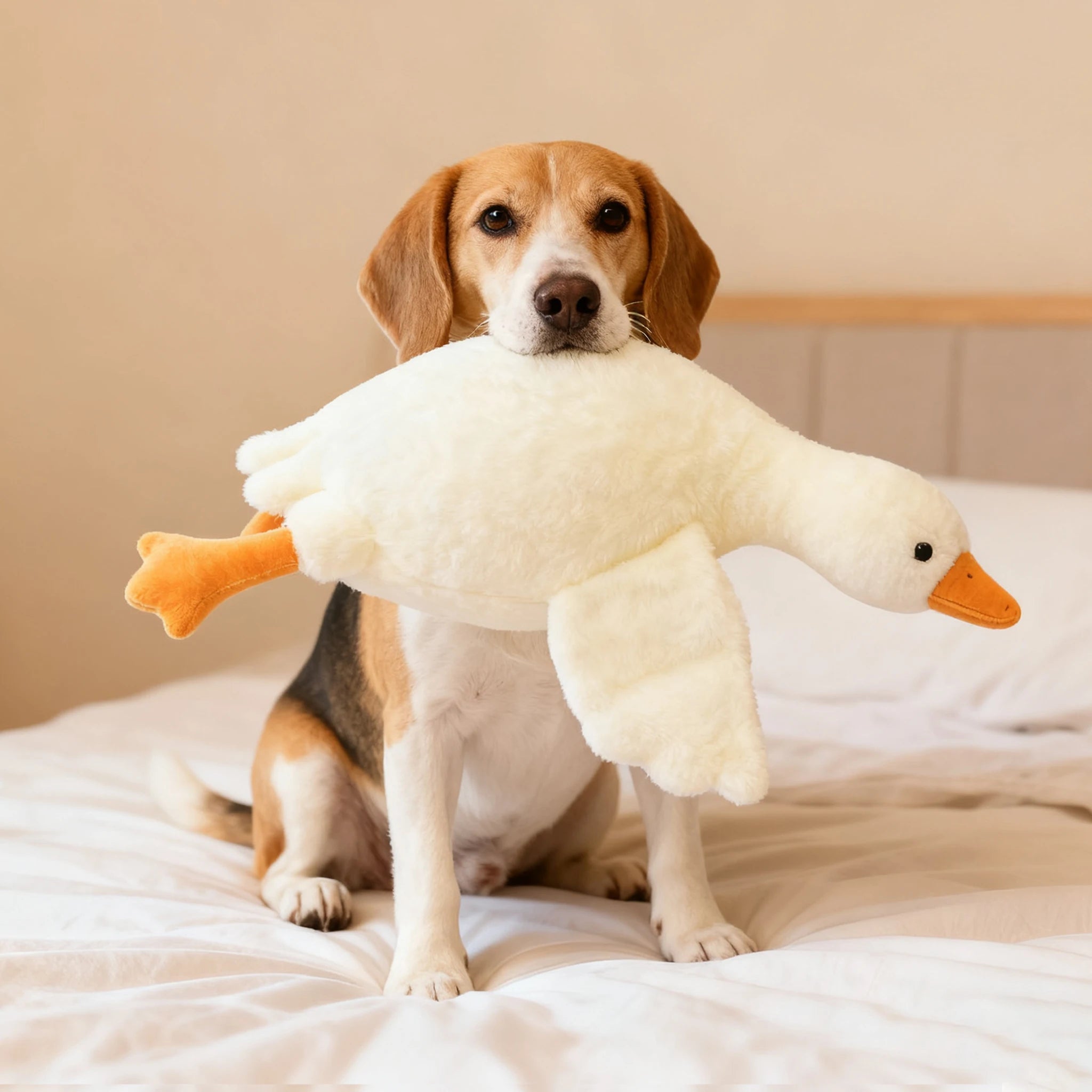 Plush Goose Pet Toy