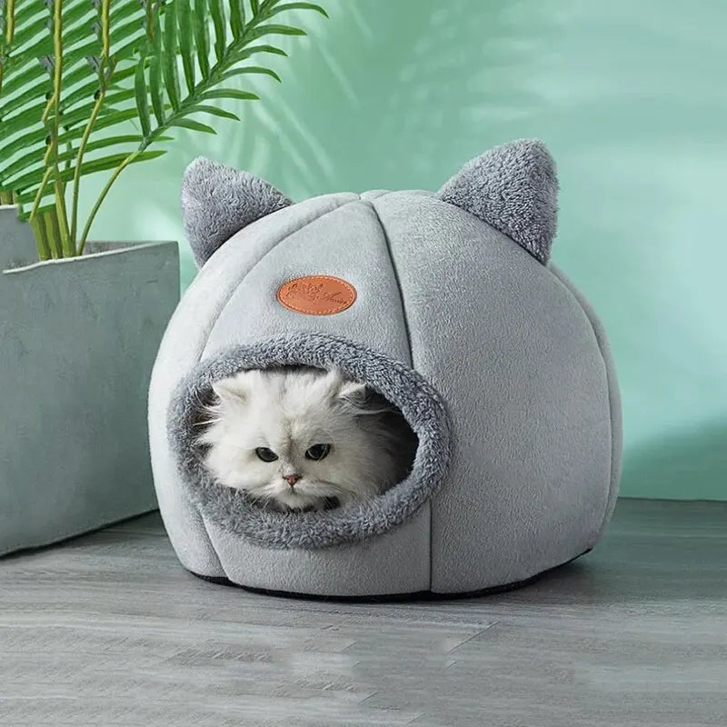 Cat Head Cozy Cat House