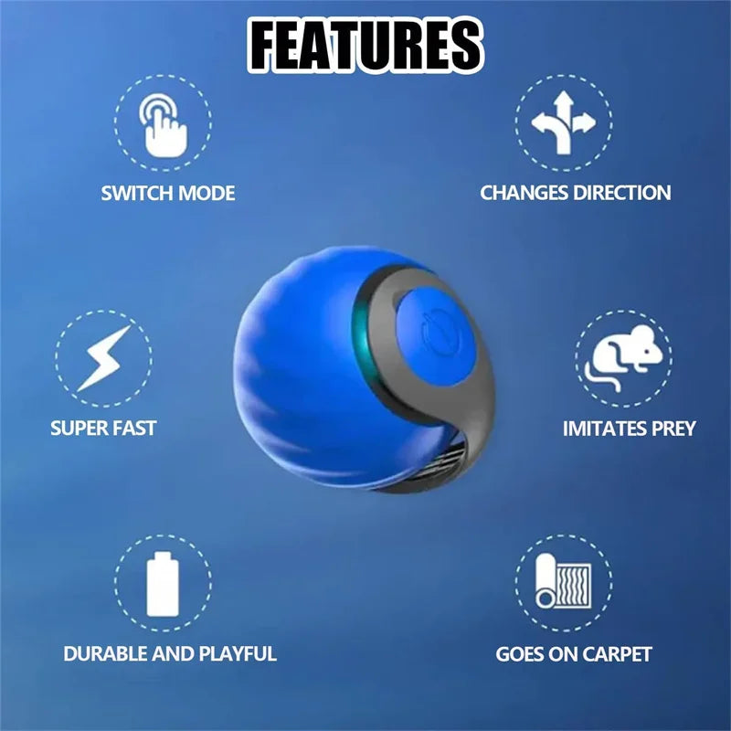 Automatic Interactive Cat Ball