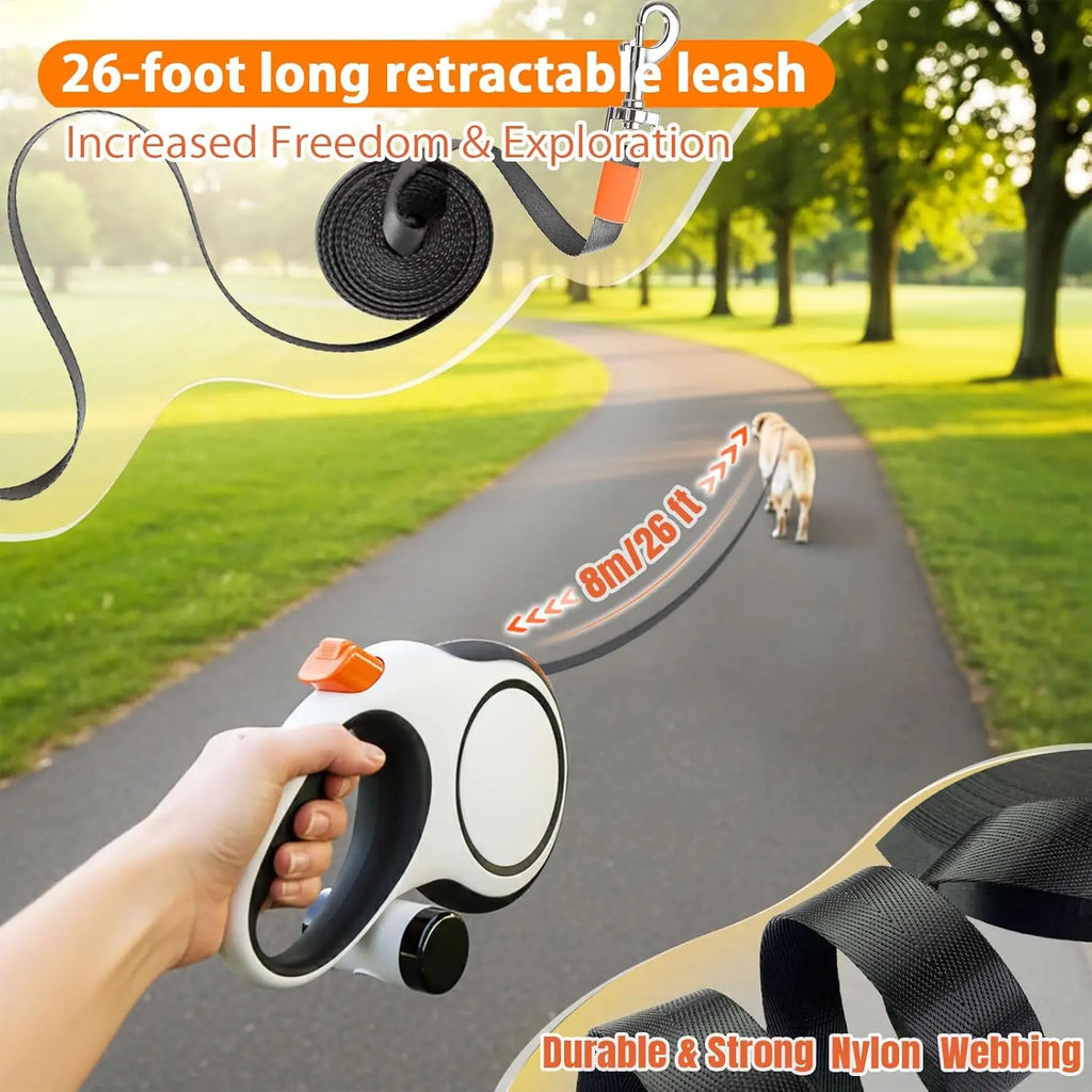 Heavy-Duty Retractable Dog Leash
