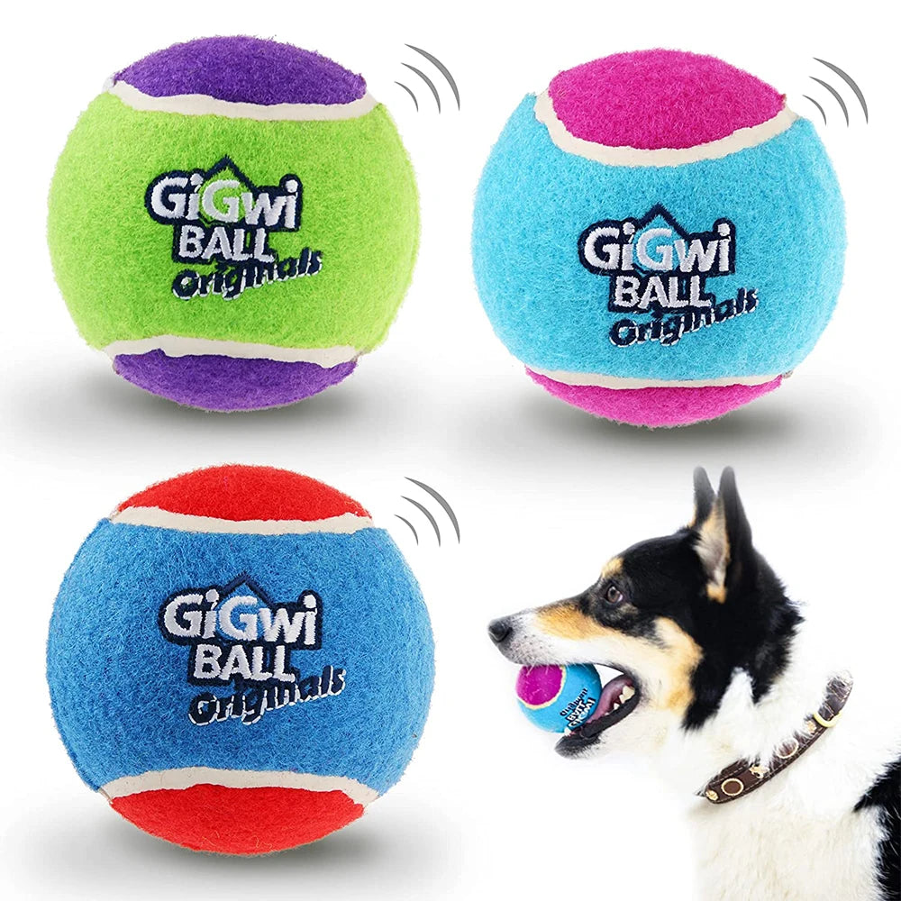Squeaky Dog Tennis Ball