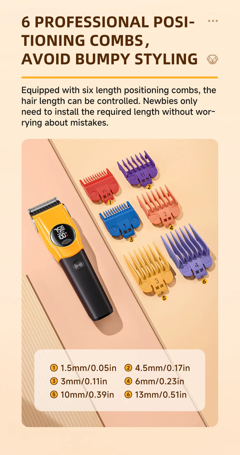 LED Pet Hair Clipper