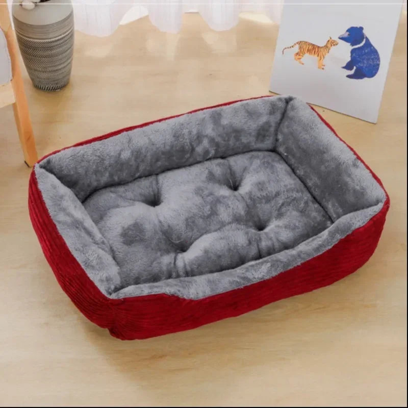 Plush Calming Pet Bed