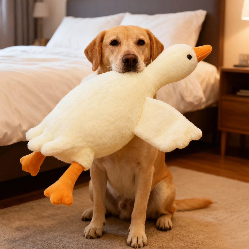 Plush Goose Pet Toy