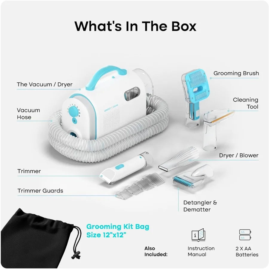 7-in-1 Pet Grooming Vacuum Kit