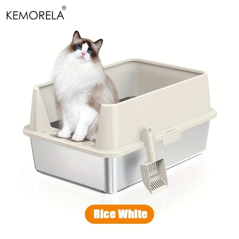XL Stainless Steel Litter Box