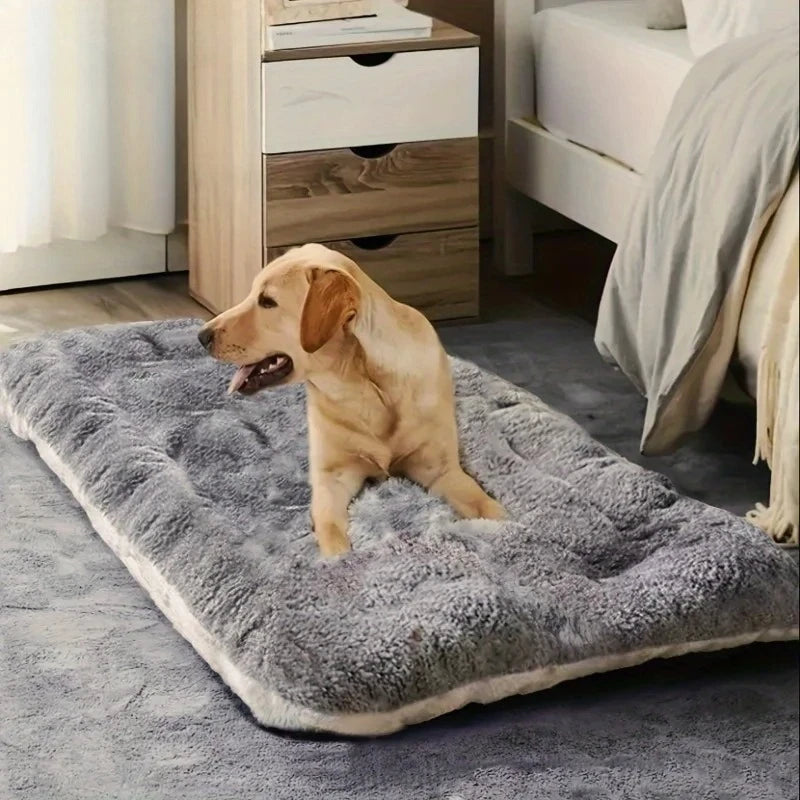 Large Plush Dog Bed