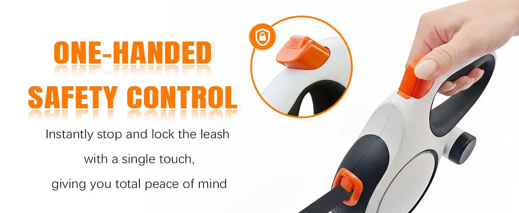 Heavy-Duty Retractable Dog Leash