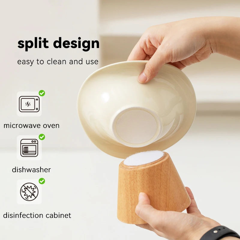 Elegant Ceramic Feeding Bowl for Small Dogs & Cats
