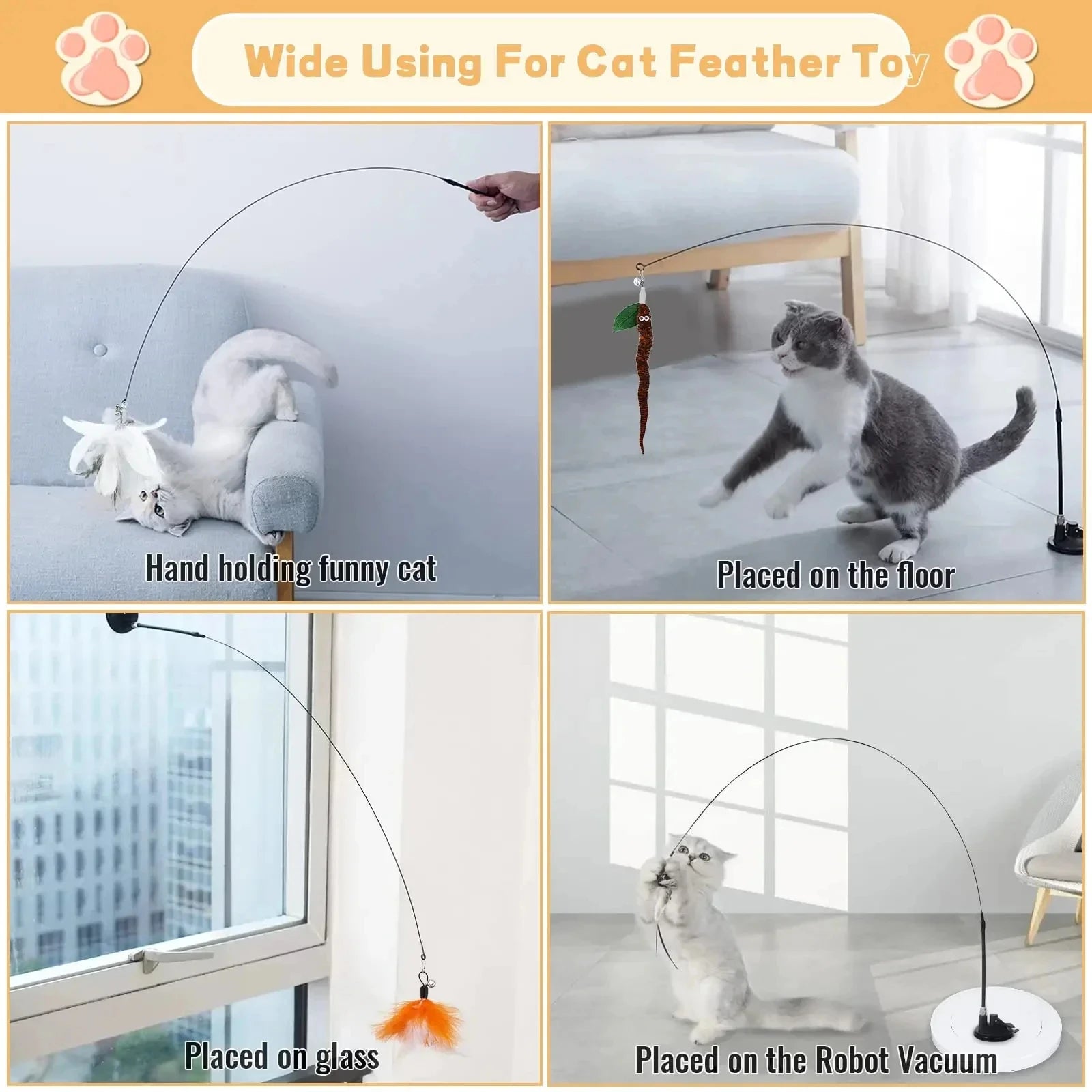 Feather Bird Cat Teaser