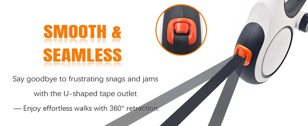 Heavy-Duty Retractable Dog Leash