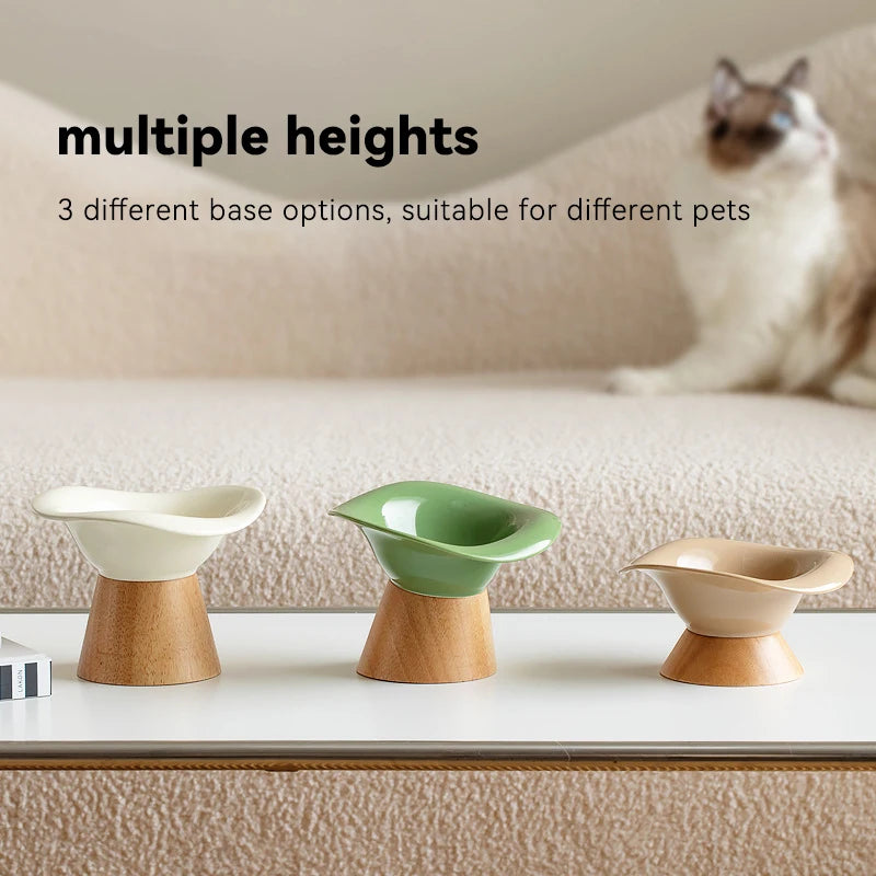 Elegant Ceramic Feeding Bowl for Small Dogs & Cats