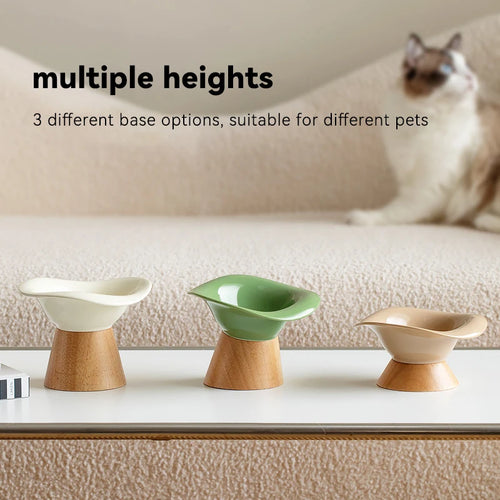 Elegant Ceramic Feeding Bowl for Small Dogs & Cats
