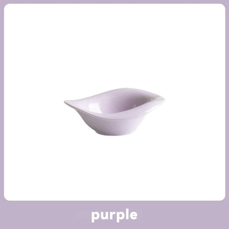 Elegant Ceramic Feeding Bowl for Small Dogs & Cats