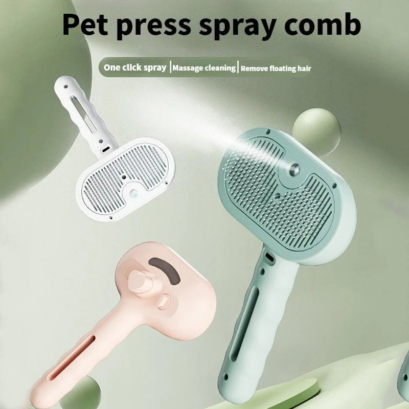 Steam Pet Grooming Brush